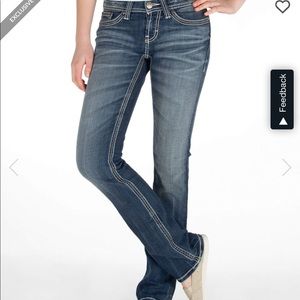 *BKE DENIM CULTURE* Boot Styled Dark Blue Jeans